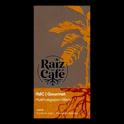 Bolsa de café gourmet Huehueyapan Blend de Raíz de Café