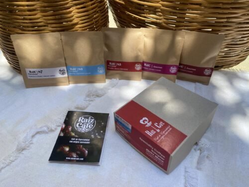 RdC Sampler Box de café de especialidad y gourmet con 5 muestras en drip bags “travel bag”